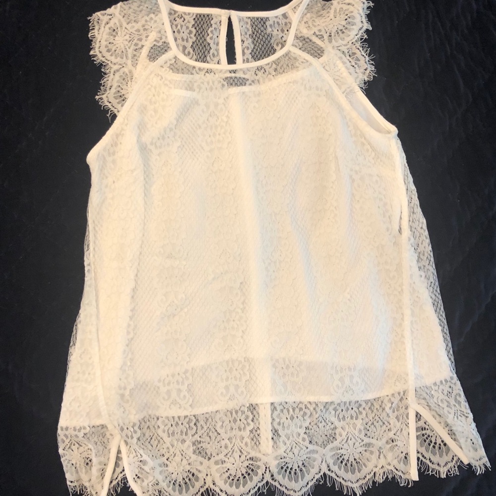 Brixon Ivy Malta Lace Blouse M